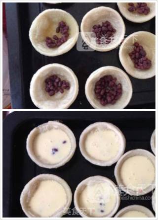 Red Bean Tart (amount of 9 Tarts) recipe