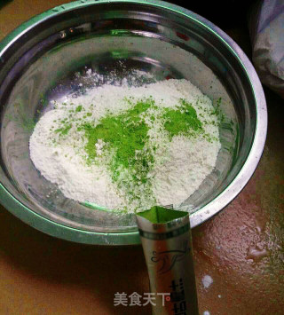 Green Juice Diy-colorful Glutinous Rice Balls recipe