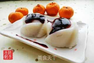 Blueberry Jam and Yam Puree recipe