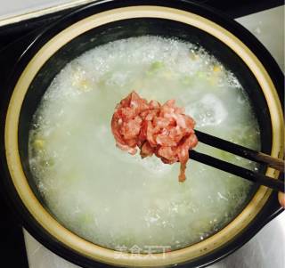 Congee with Preserved Egg and Lean Meat recipe