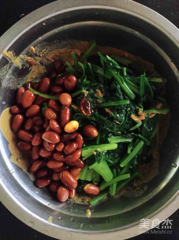 Nuts Spinach recipe