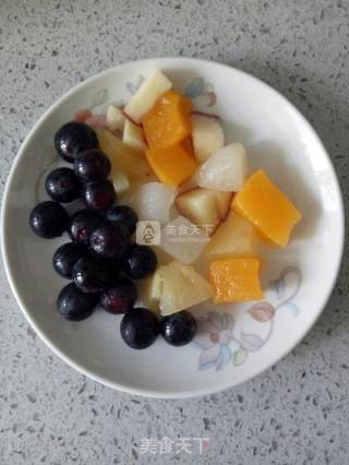 Fruit Coconut Milk Sago recipe