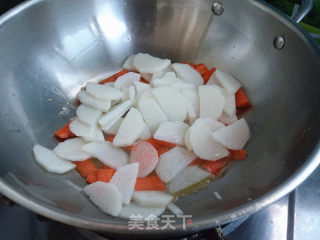 Fried Yam with Egg recipe