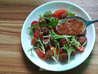 Meatball Salad recipe