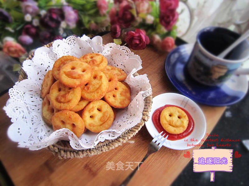 Smiley Potato Pancakes recipe