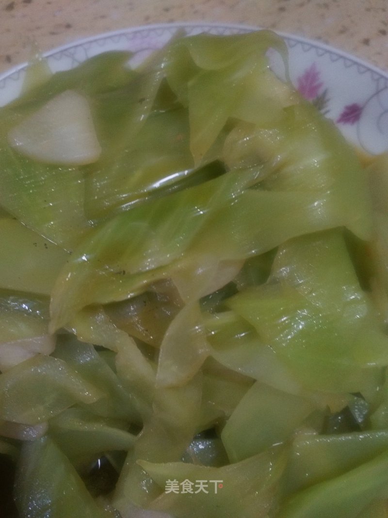 Garlic Green Bamboo Shoots recipe