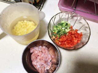 Curry Carrot Chicken Topped with Rice recipe