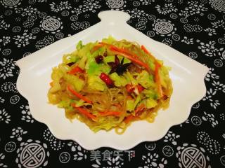 Stir-fried Noodles with Cabbage recipe