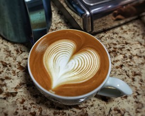 Coffee Latte Record (those Hearts💗) with Video recipe