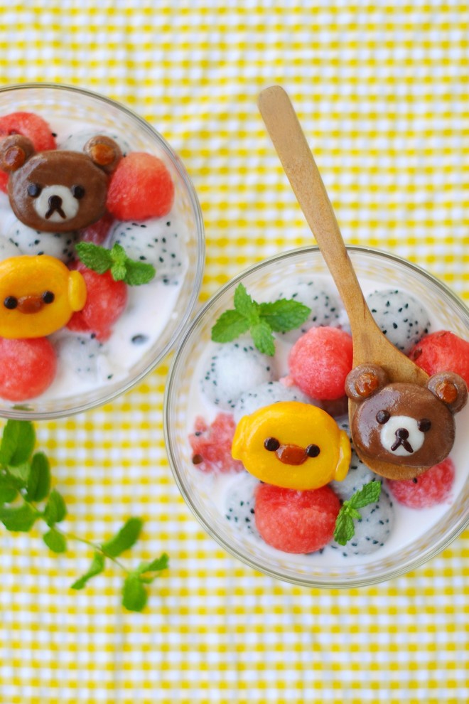 Rilakkuma Glutinous Rice Balls recipe