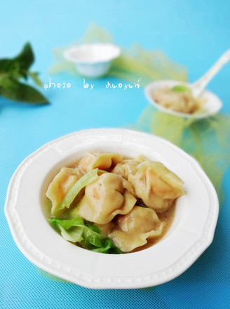 Shrimp and Wanton in Soup recipe