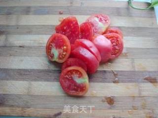 Stir-fried Water Fern with Tempeh and Tomato recipe