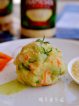 Extremely Fragrant Mashed Potatoes with Parmesan Cheese! recipe