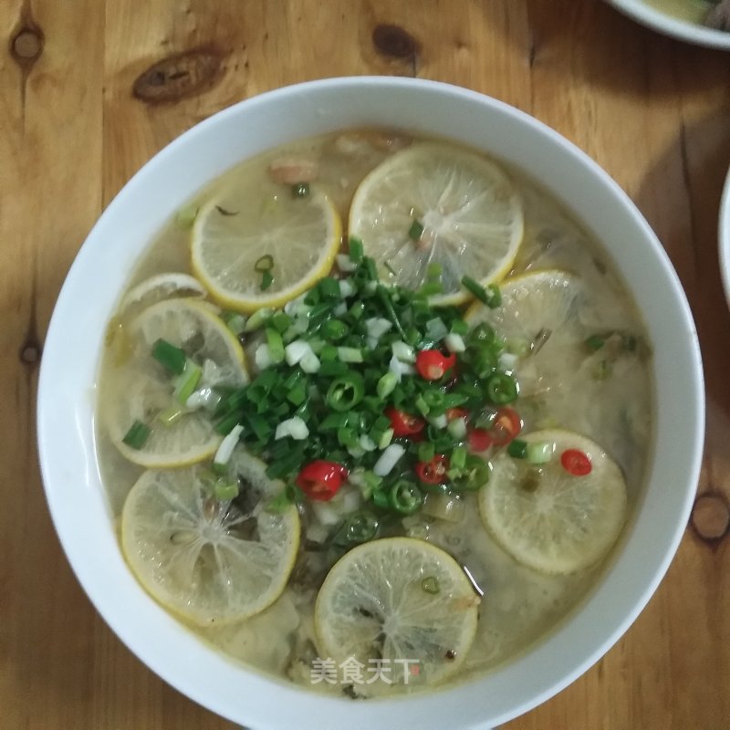 Sauerkraut and Lemon Boiled Fish