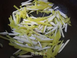 Pleurotus Eryngii Fried Potato Shreds recipe