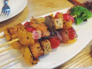 #aca烤明星大赛#grilled Chicken Skewers with Sauce recipe