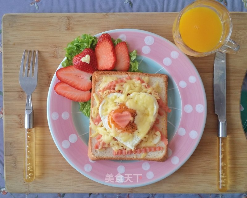 Cheese Omelette Toast recipe