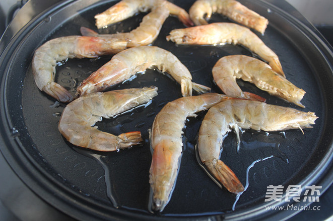Griddle Shrimp in Electric Baking Pan recipe