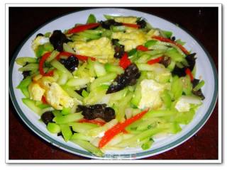 Scrambled Eggs with Melon Fungus recipe