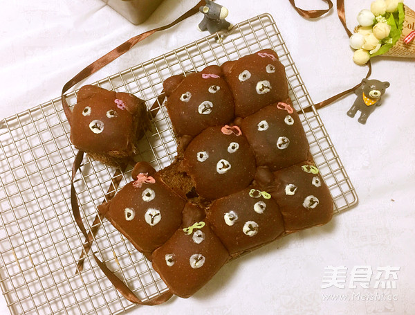 Chocolate Rilakkuma Bun recipe