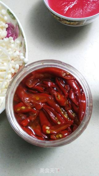 Chopped Pepper Enoki Mushroom recipe