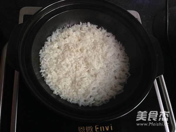 Seasonal Vegetable Braised Pork Casserole Rice recipe