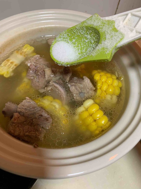 Corn Pork Ribs Soup recipe