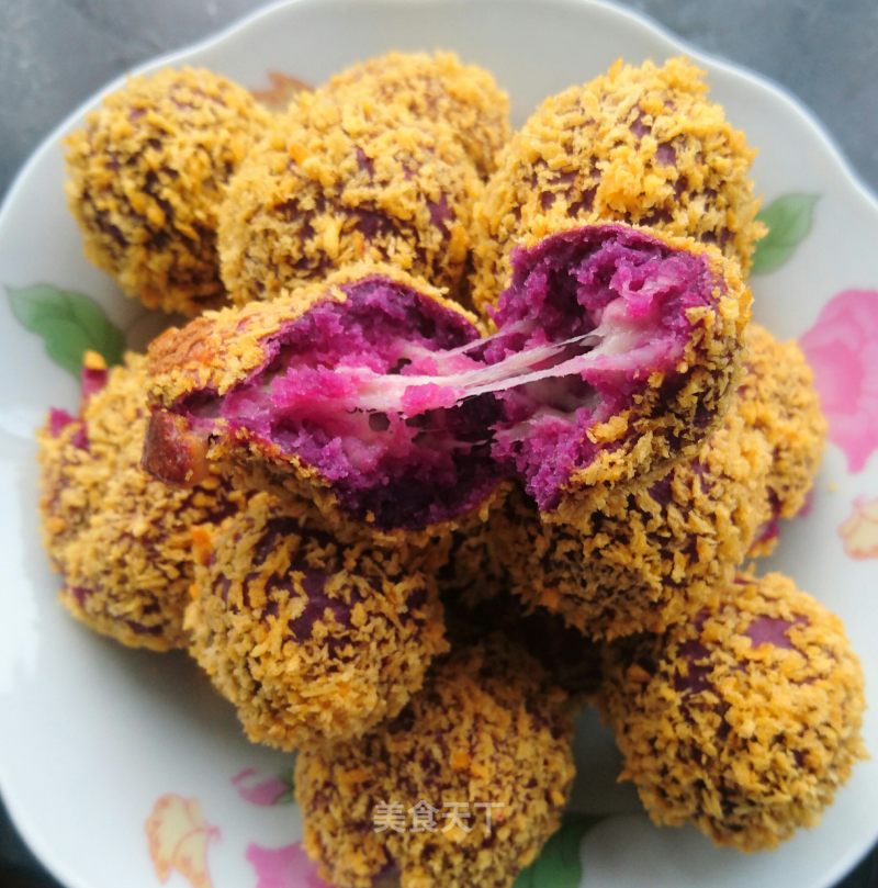 Purple Sweet Potato Cheese Ball recipe