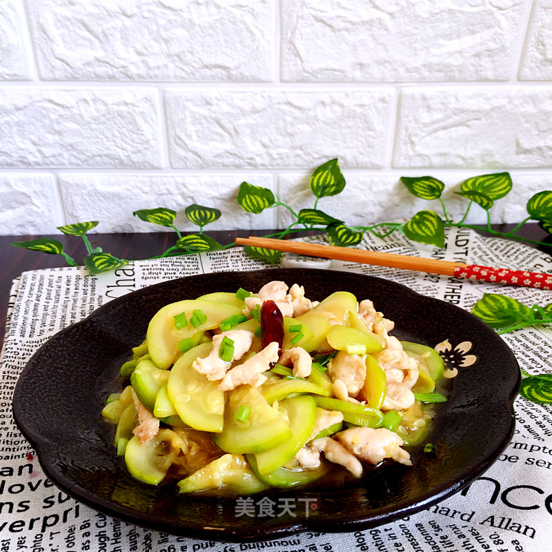 #trust之美# Fried Chicken with Zucchini recipe