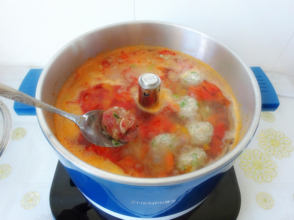 Tomato Meatball Soup recipe