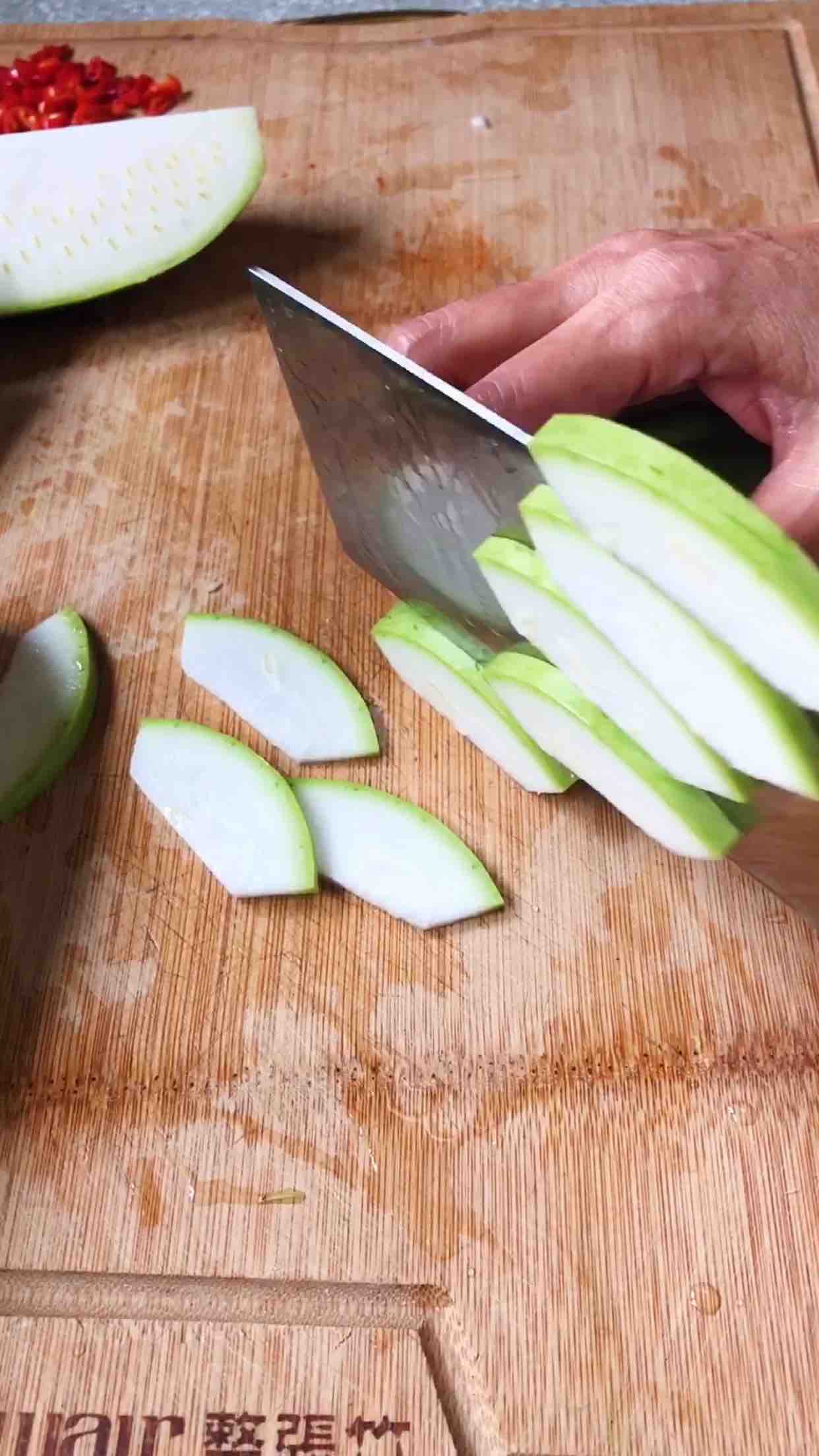 Spicy Fried Gourd Melon recipe