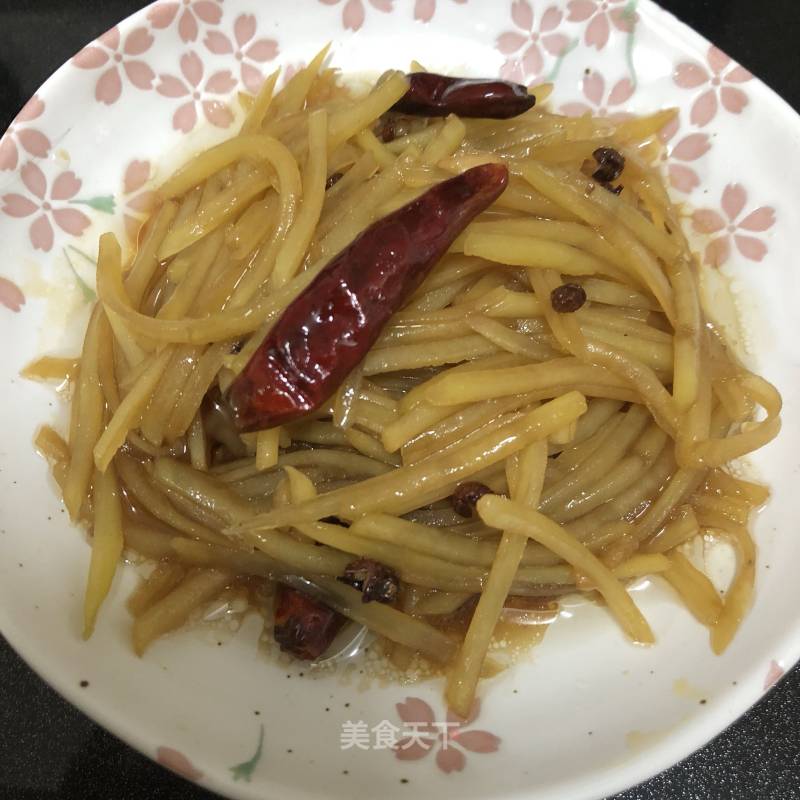 Hot and Sour Potato Shreds recipe