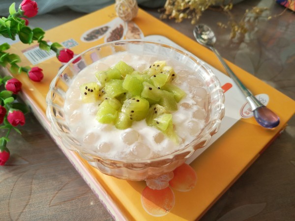 Kiwi Yogurt Sago Soup recipe