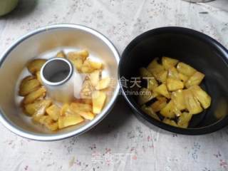 #aca烤明星大赛#pineapple Flip Sponge Cake recipe