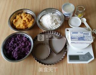 #aca烤明星大赛# Sweet and Sweet Double Potato Pie recipe