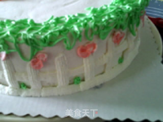 Decorated Cake: Spring recipe