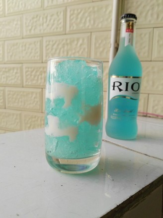 Blue Sky and White Clouds Jelly Cup recipe