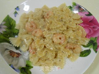 Shrimp Cream Pasta recipe