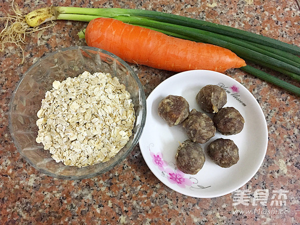 Carrot Meatball Oatmeal recipe