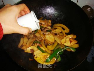 Pleurotus Eryngii with Black Pepper recipe