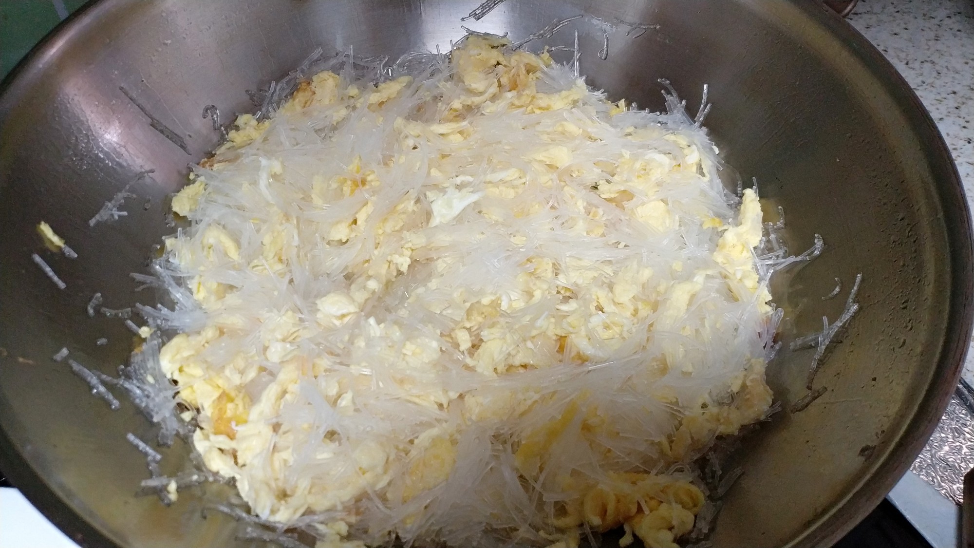 Eggs, Chives, Vermicelli Dumplings recipe