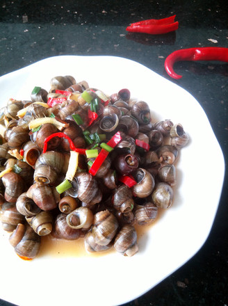 Stir-fried Snails recipe