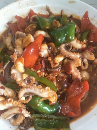 Stir-fried Mini Octopus with Food recipe