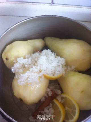 Pear Stew in Red Wine recipe