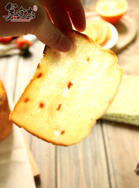 Ham Diced Savory Toast recipe