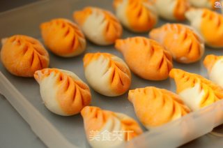 #信之美# Fried Dumplings with Carrots and Willow Leaves recipe