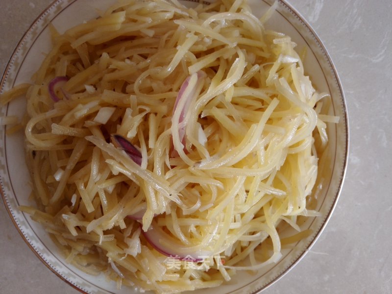 Onion and Potato Shreds recipe