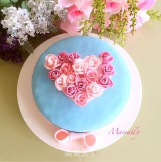 One of Fondant Cakes ~ Wish recipe