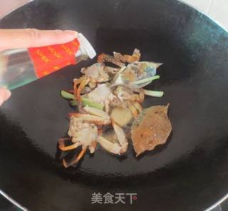 Stir-fried Crab with Ginger and Green Onion recipe