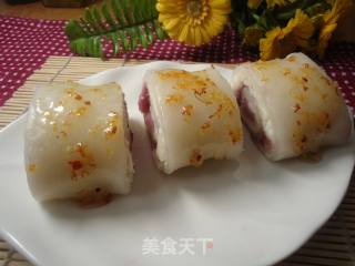 Glutinous Rice and Yam Rolls recipe